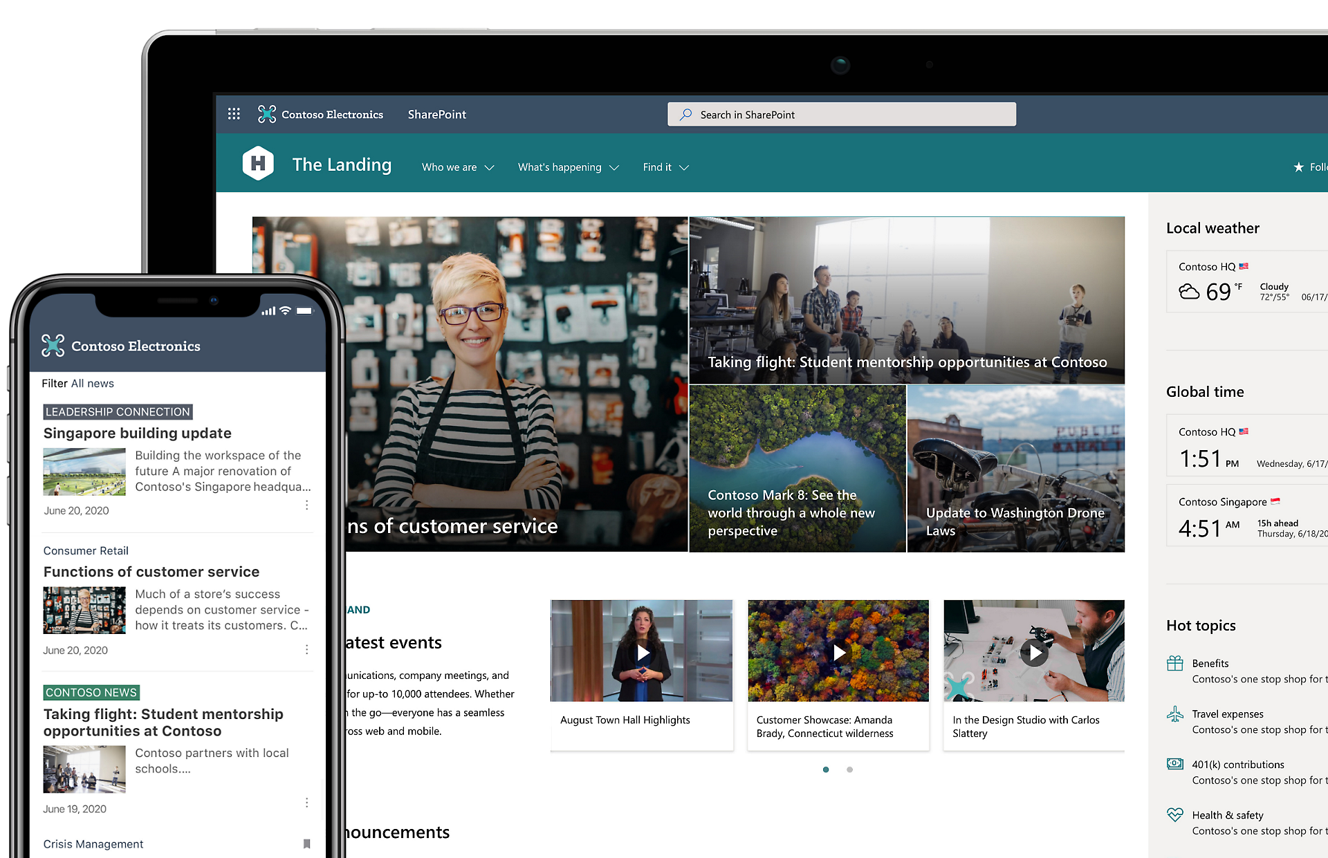 sharepoint interface