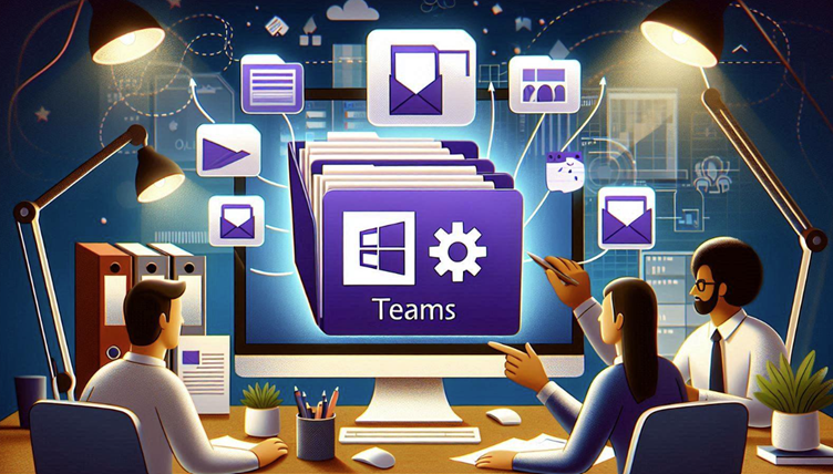 storing files in microsoft teams