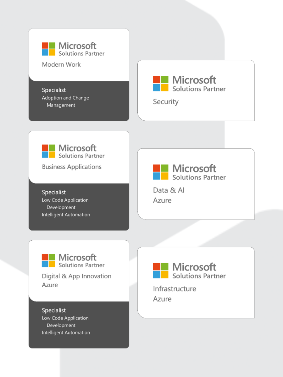 All solution partner designation icons