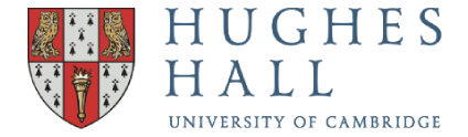 Hughes Hall logo