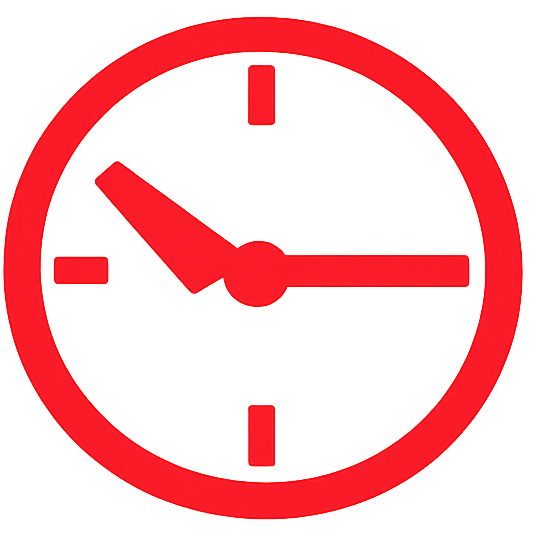 Red clock