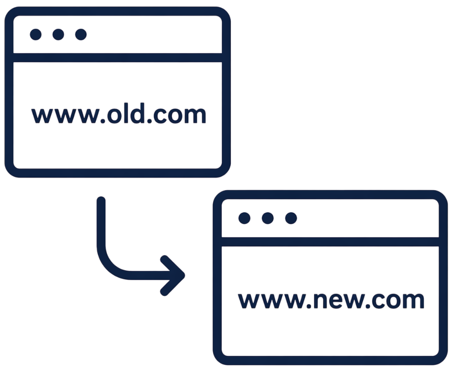 Domain change icon