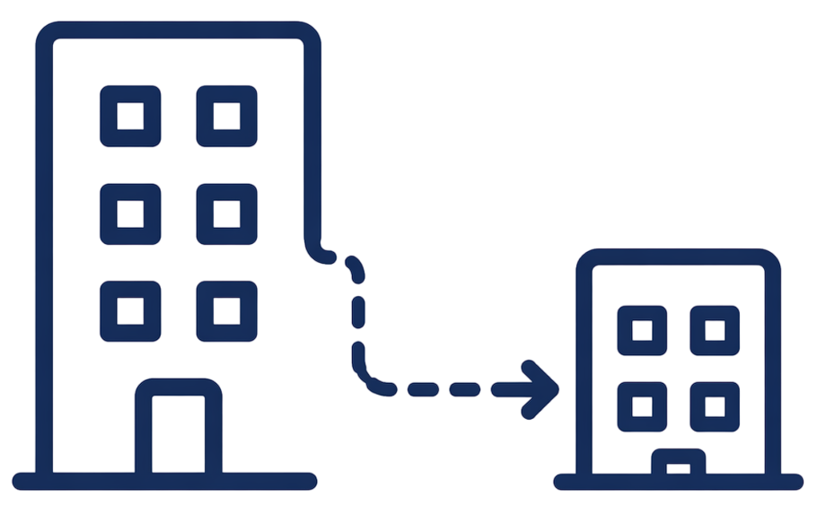 Divestiture icon