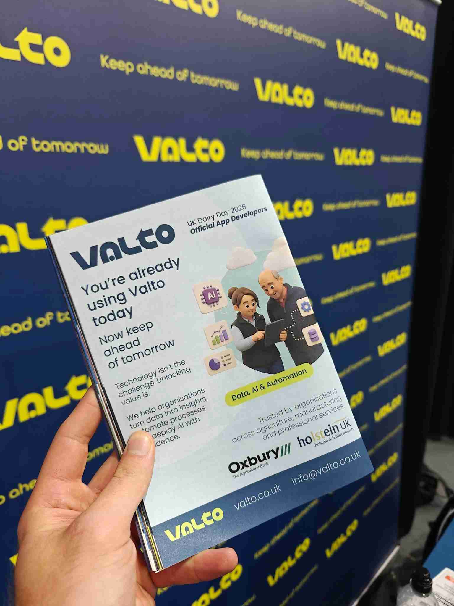 Valto's UK Dairy Day Guide flyer