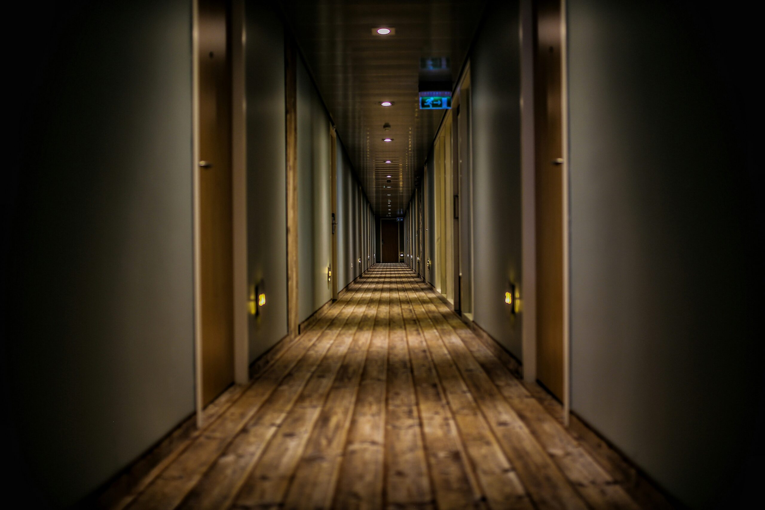 Hotel corridor